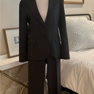 Theory Women's Grey Pants Suit 2 piece